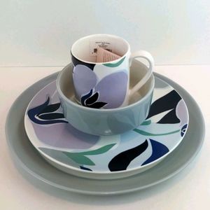 Kate Spade Nolita Blue Flora 4 Piece Place Setting